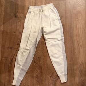 Outdoor Voices Dove/Bone Soft Cotton Joggers